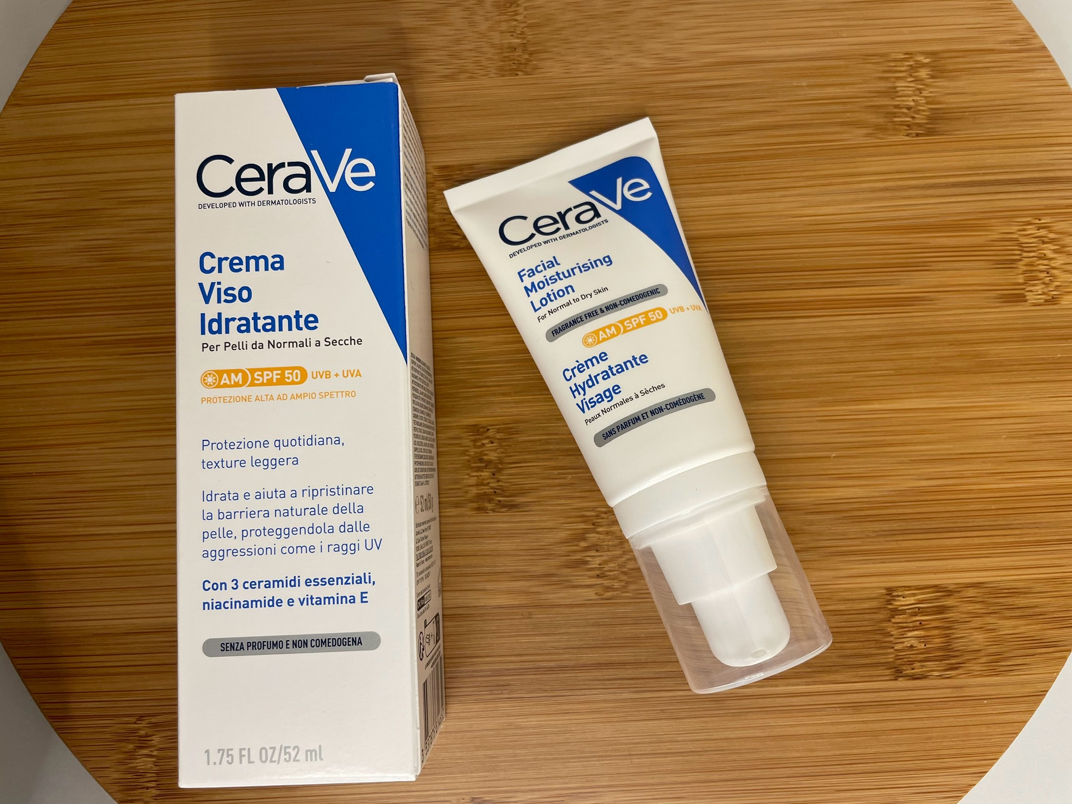 CeraVe: Feuchtigkeitsspendende Gesichtscreme mit SPF 50